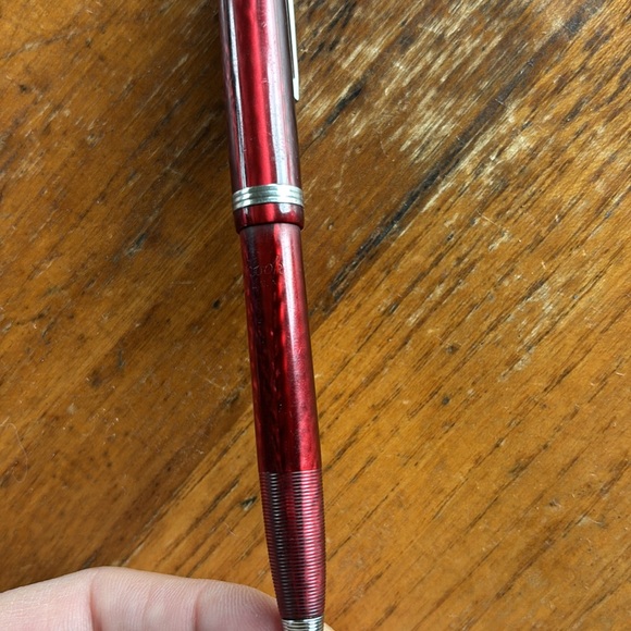 Vintage Esterbrook made in USA marked ruby red celluloid mechanical pencil - Picture 3 of 8